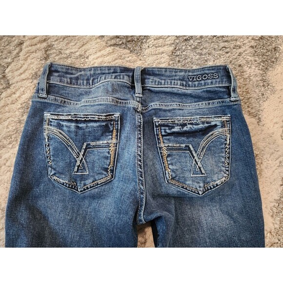 Vigoss Jeans Crop Women’s Size 2 Skinny Dark Wash Stretch Mid Rise - Picture 7 of 8